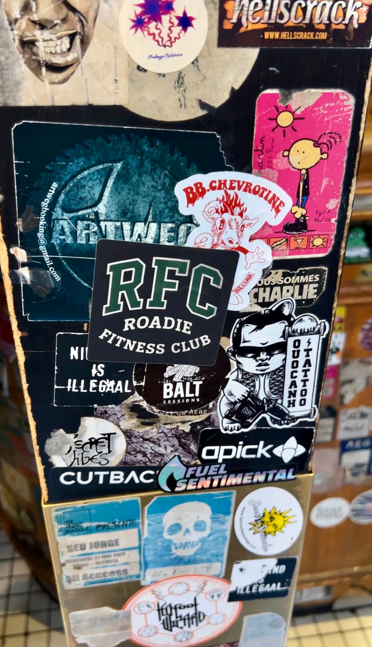 RFC Varsity Sticker (3 pack) 3x3" (Free with Shirt Orders)