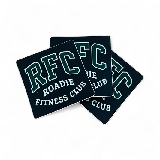 RFC Varsity Sticker (3 pack) 3x3" (Free with Shirt Orders)